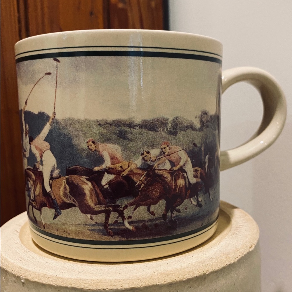 Four Ralph Lauren Polo image coffee cups